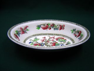 Vintage Johnson Brothers " Indian Tree " 9 " Oval Vegetable Bowl Made In England