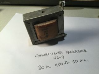 Vintage Heathkit 46 - 9 Filter Choke Transformer 30h 50ma 950ohm