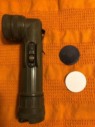 Signal Flashlight - Vintage Us Mx - 991/u Fulton Vietnam Era Military 3 Lenses