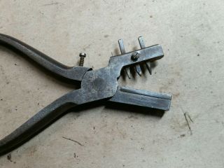 Vintage Mainspring Hole & Mainspring Barrel Punch Pliers,  Watchmaker Repair Tool 3