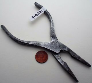 Vintage 6 Inch Long Needle Snub Nose Speciality Pliers Harrold Usa Vg