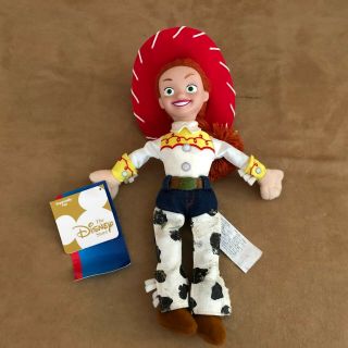 Jessie 9 " Disney Store Toy Story 2 Bean Bag Pixar Doll Vintage Cowgirl 4