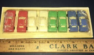 NOS Vintage Plastic Car Automobile Cake Toppers Decorations (8) Pack Car Toppers 3
