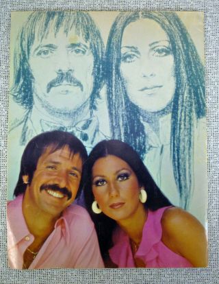 Vintage Sonny & Cher Program 1972