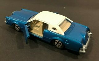 Vintage 1976 Tomy Ford Lincoln Continental Mark IV Tomica Blue Toy Car 5