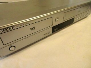 Vintage Silver 4 - Head Samsung Dvd - V5650 Dvd Vhs Combo Player,  Cables,  Blank Vhs