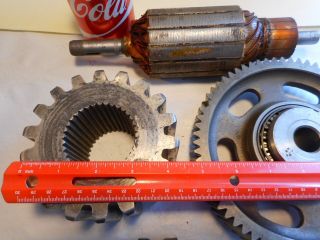 Vintage Engine Parts Gear Copper Metal Industrial Art Decor Steampunk Man Cave 2