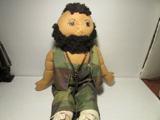 Mr T Cabbage Patch Style Hand Made Doll Vintage 1980s Plush Toy A - Team 24 "