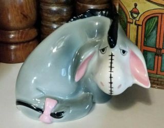 Vintage Disney Eeyore Hand Painted Ceramic - Porcelain Figurine Made In Japan