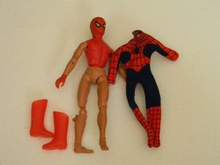 Vintage 1974 - 8 " Mego Red Body Spider - Man W/ Boot 