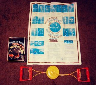Vintage Whirl - A - Sizer Exercise Device " The String Thing " Enigma Model X 2000