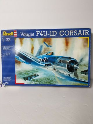Revell 1/32 Vought F4u - 1d Corsair Plastic Model Kit 04781 Parts 95 Complete Vtg
