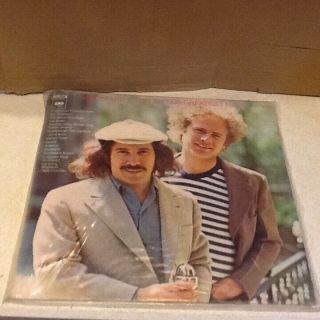 Vintage Simon And Garfunkel - Greatest Hits Vinyl Record Lp 1972/jc31350