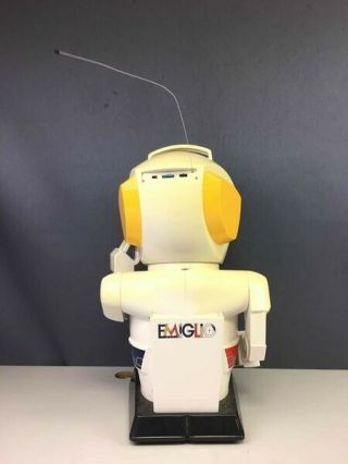 Vintage Emiglio Giochi Preziosi Radio Remote Controlled B/O Droid Robot NM w/Box 6