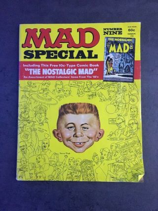Mad Special Number Nine 9 The Nostalgic Mad Comic Insert Intact Vintage