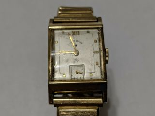 Vintage Lord Elgin 14k Gold Filled Wind Up Watch 21 Jewels Cal.  559