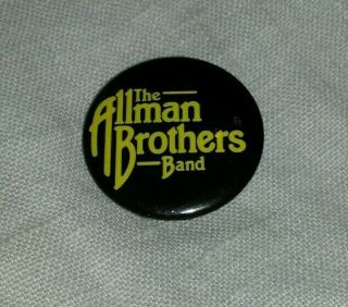 Vintage Allman Brothers Band Pin 1970s
