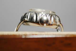 Vintage Bucherer - 17J - Ring Watch 14K White Gold Filled 6