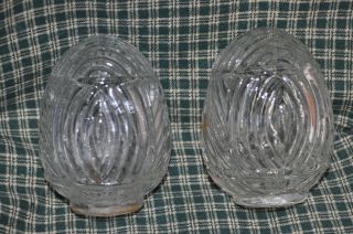 Vintage Glass Bird Cage Feeder / Water