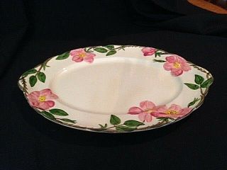 Franciscan Earthenware Desert Rose 14 " Platter Made In Usa Vintage