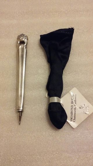 Vintage Silver Plated Knife Silverware/flatware Handle Pen In Bag