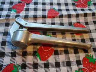Vintage Simplex Lll Aluminum Garlic Press Swiss Made Pre - Owned/used