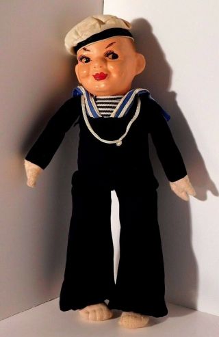 Vtg.  Holland America Nora Welling Sailor Doll 1930 