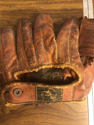 Vintage Nokona Baseball Glove Infield Mitt Leather Pro Line Left Hand 2