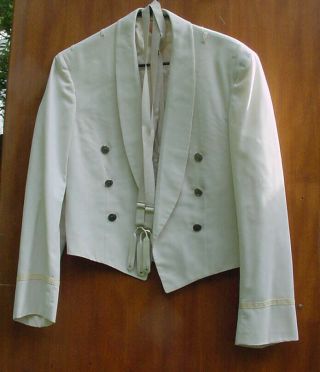 Vintage Us Air Force White Mess Dress Uniform Jacket