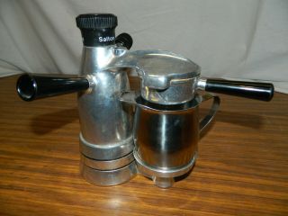 Vintage Salton Electric Cappucino Espresso Maker Model EX - 3 Great 2