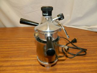 Vintage Salton Electric Cappucino Espresso Maker Model EX - 3 Great 8