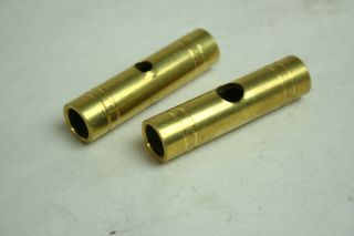 Hatfield Rifle Brass Thimbles 1/2 " X2 " With A 3/8 " Hole Set Of 2