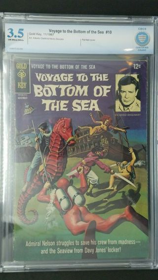 Voyage To The Bottom Of The Sea 10 1967 Silver Age Cbcs 3.  5 Vintage Sci - Fi