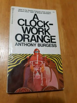 Vintage 1971 A Clockwork Orange By Anthony Burgess Paperback
