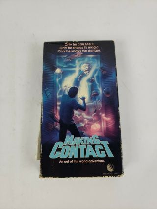 Making Contact Vhs Vintage Horror Sci - Fi