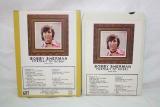 Vintage 8 Track Bobby Sherman Portrait Of Bobby 8090 - 1040 8 - 2