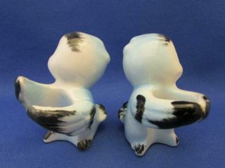 Vintage Bluebird Hand Painted Porcelain Candle Holders - Japan 5