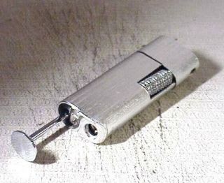 Vtg 80s Colibri Butane Pipe Lighter W/ " Built In Tamping Tool "