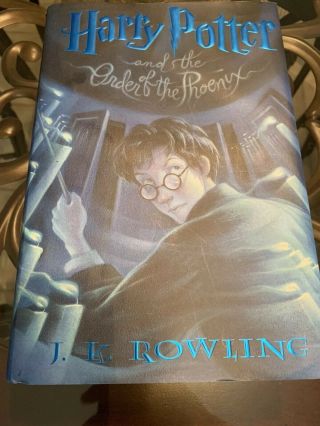 Harry Potter by J.  K.  Rowling Vintage (97 - 00) Scholastic 1 - 5 hardcover book set 6