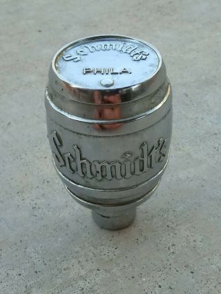 Vintage Schmidts of Philadelphia Beer Keg Barrel Tap Metal Beer Tap Handle 2