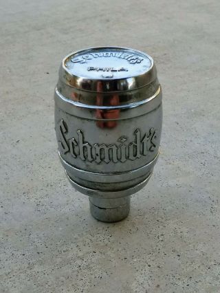 Vintage Schmidts of Philadelphia Beer Keg Barrel Tap Metal Beer Tap Handle 3