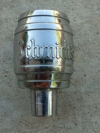 Vintage Schmidts of Philadelphia Beer Keg Barrel Tap Metal Beer Tap Handle 5