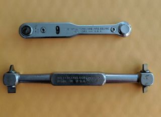 Two Vintage Offset Screwdrivers - General Hardware No.  807 & Millers Falls No.  199