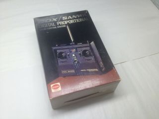 Vintage Cox / Sanwa Digital Proportional Radio Control System.