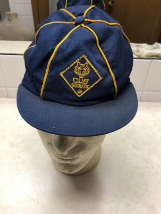 Vintage Cub Scout Hat - Size 6 7/8