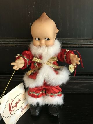 Vintage Effanbee 8 " Kewpie Doll Santa V3008 1999 But Outstanding