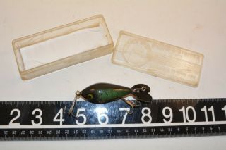 Old Early Whopper Stopper Lure Minnow Bait Box A