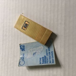 Vintage Colibri Touch Sensor Lighter With Instructions