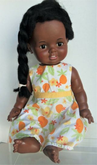 Ideal Aa / Black Baby Crissy Doll 22 " Vintage