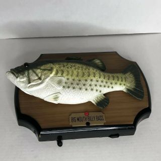 Vintage Gemmy 1999 Big Mouth Billy Bass Motion Activated Singing Fish Desk Wall
